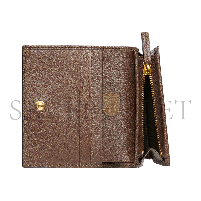 GUCCI OPHIDIA CARD CASE WALLET 523155 (17.5*11cm) GUCCI OPHIDIA CARD CASE WALLET 523155 (17.5*11cm)